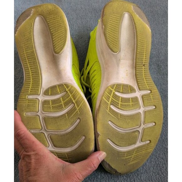 Neon Yellow Running Athletic Shoes Sneakers EUR 43, Men 9.5/10, Women 11 - Picture 8 of 8